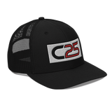 C25 Embroidered Patch (Red) Trucker Hat