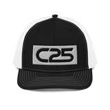 C25 Embroidered Patch (Black) Trucker Hat