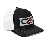 C25 Embroidered Patch (Red) Trucker Hat
