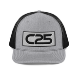 C25 Embroidered Patch (Black) Trucker Hat
