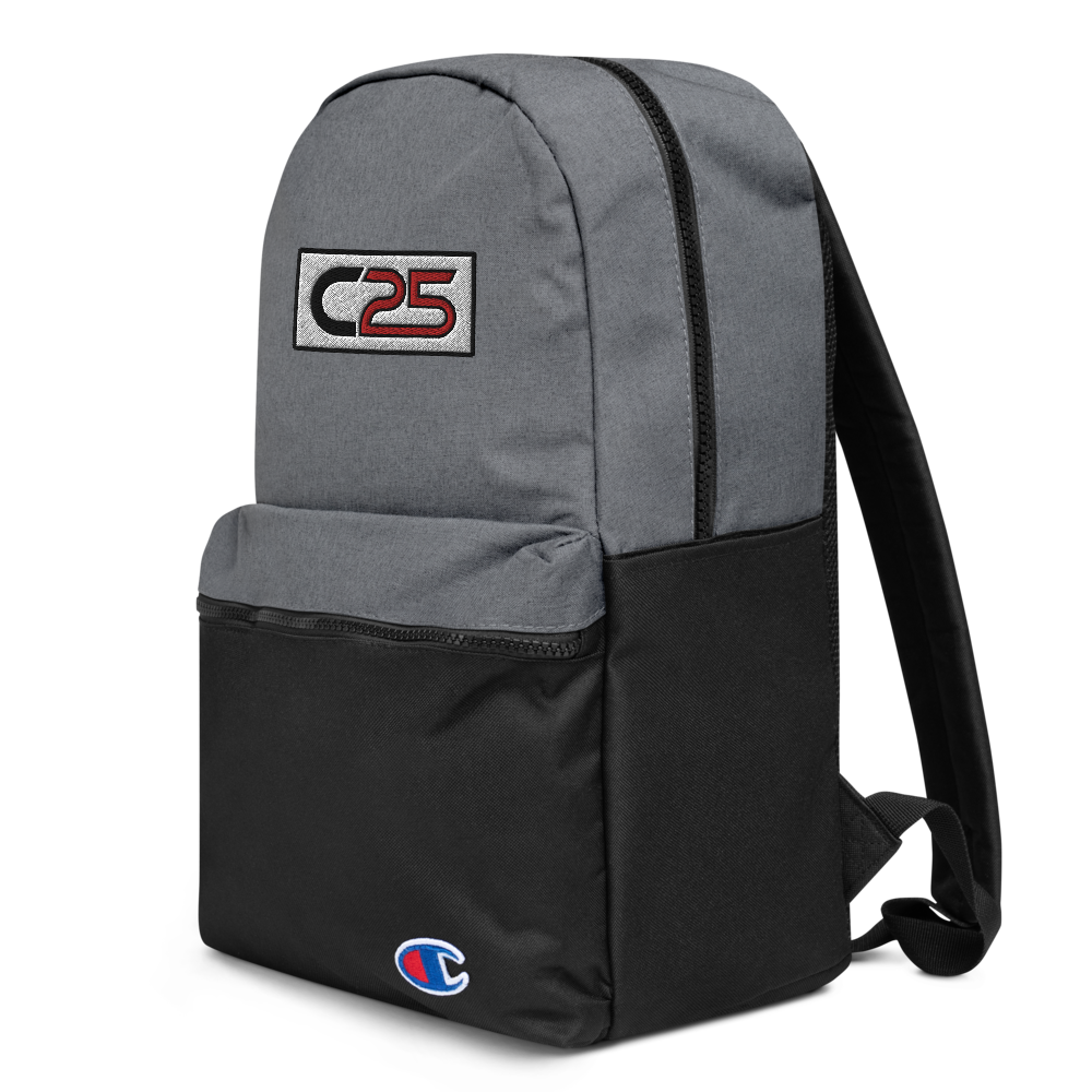 C25 Embroidered Patch Backpack